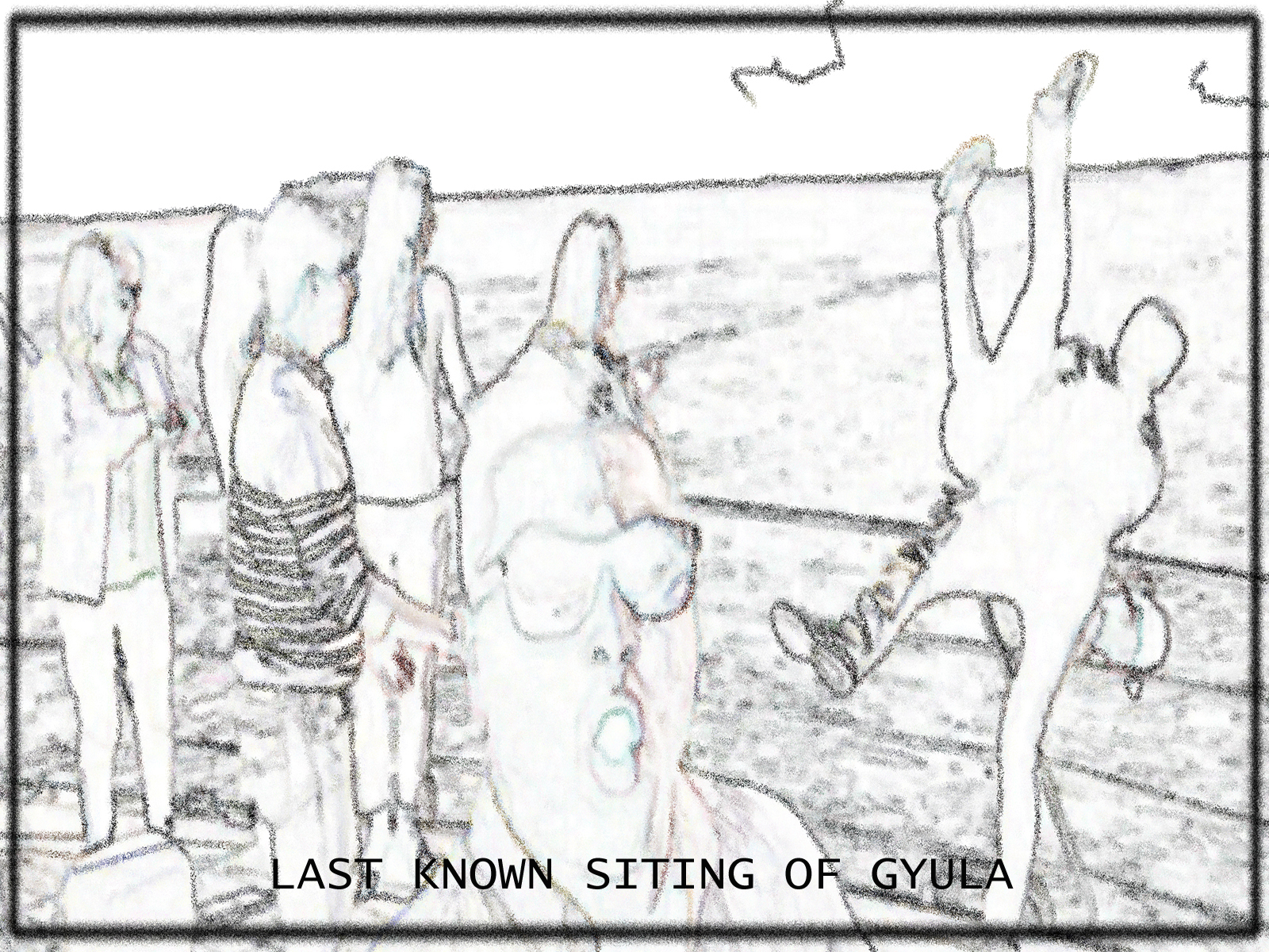 Last known sighting of Gyula Tech..and some argument about a beard. - GYULA TECH Offshore....Beat Book prods. For your consumption pleasure...